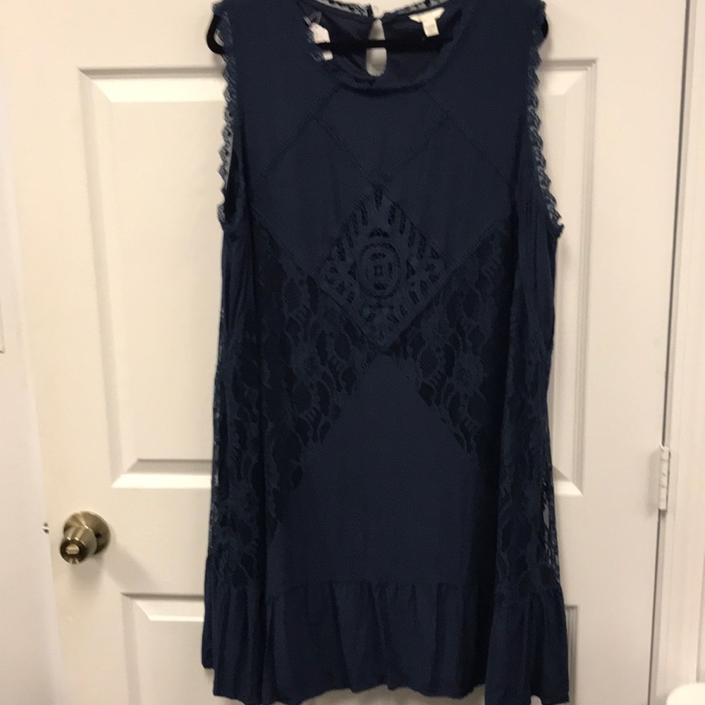 Navy short lengths dress